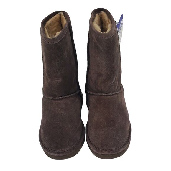 Bearpaw Dorado Unisex Size 6‎ Brown Suede Boots Hickory New - Picture 1 of 7